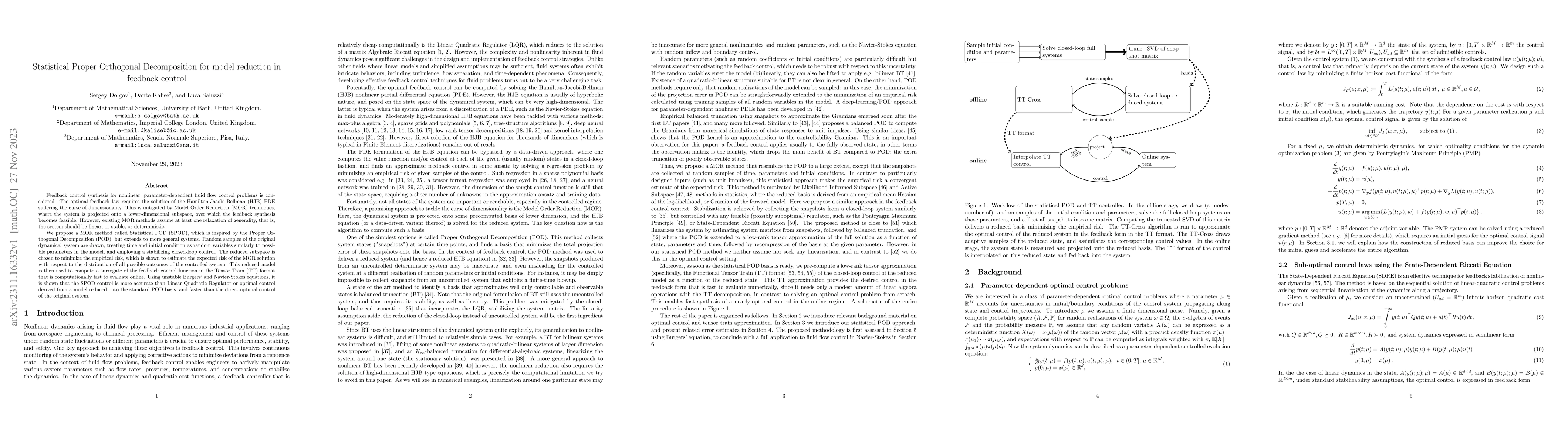 Thumbnail for Statistical Proper Orthogonal Decomposition for model reduction in
  feedback control