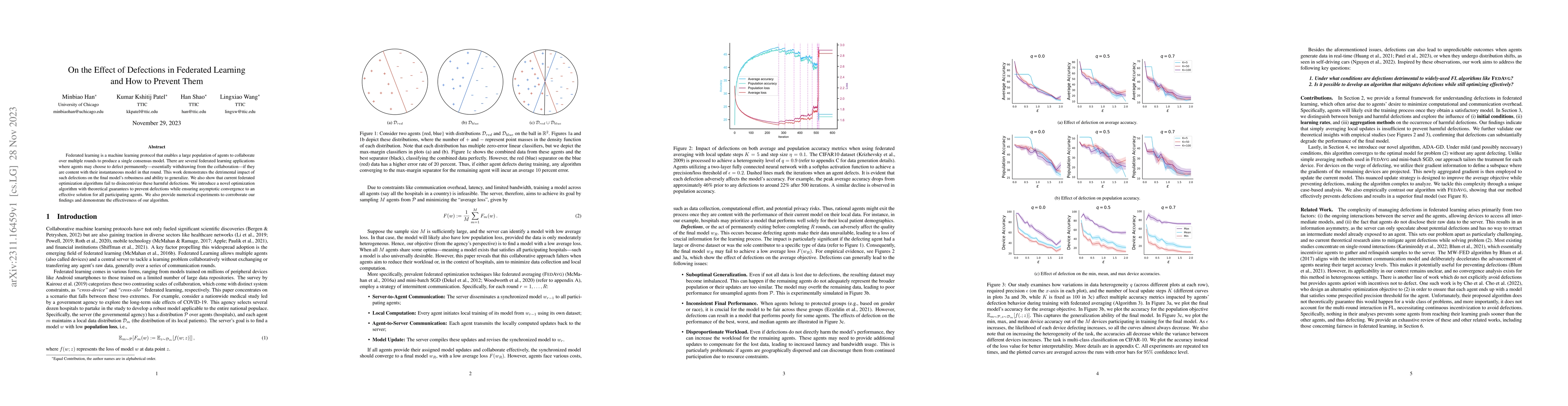 Thumbnail for On the Effect of Defections in Federated Learning and How to Prevent
  Them