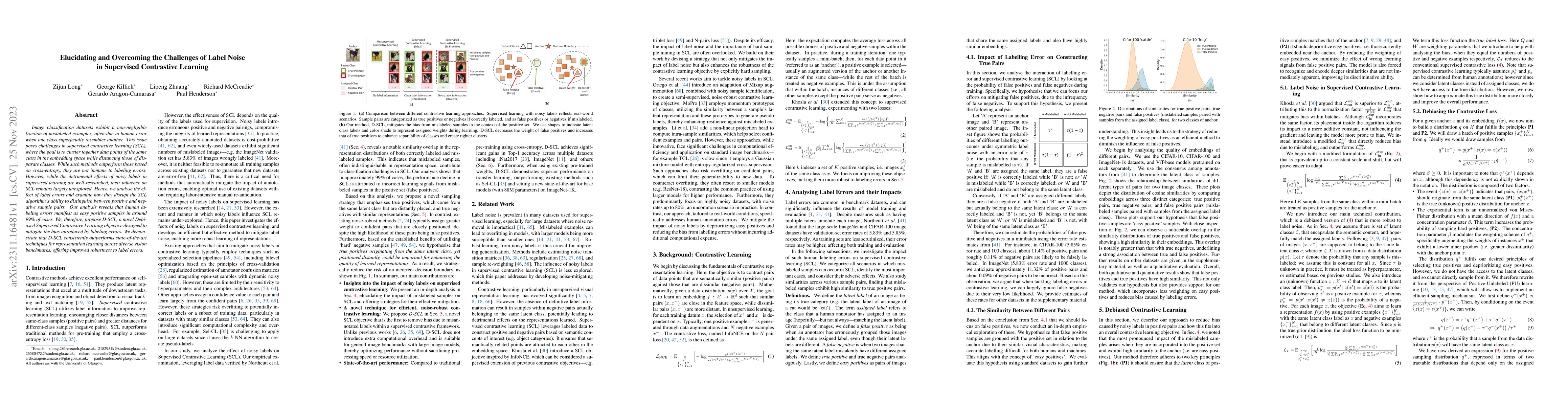 Thumbnail for Elucidating and Overcoming the Challenges of Label Noise in Supervised
  Contrastive Learning