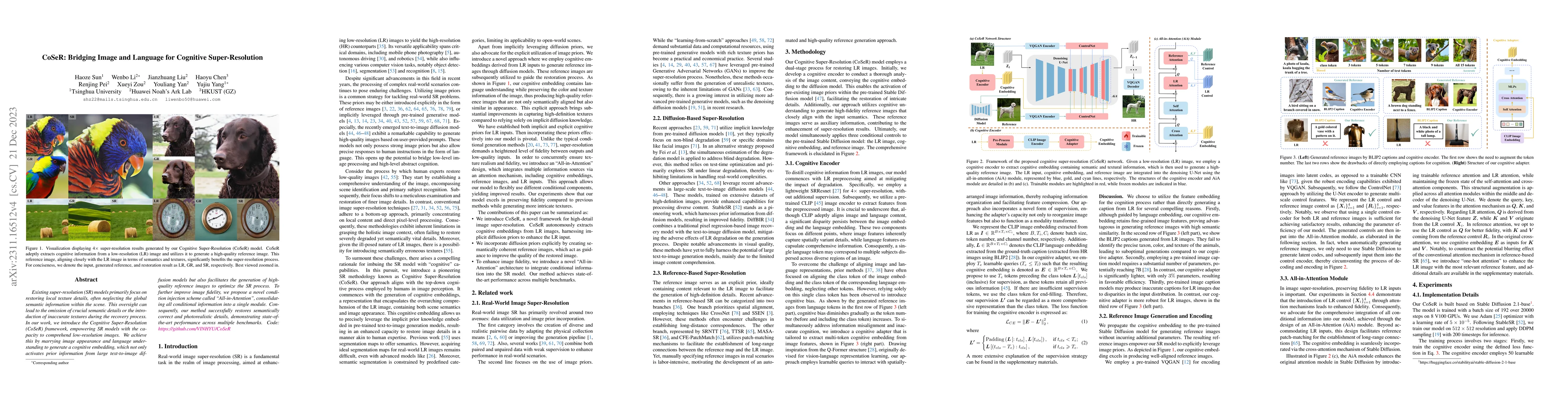 Thumbnail for CoSeR: Bridging Image and Language for Cognitive Super-Resolution