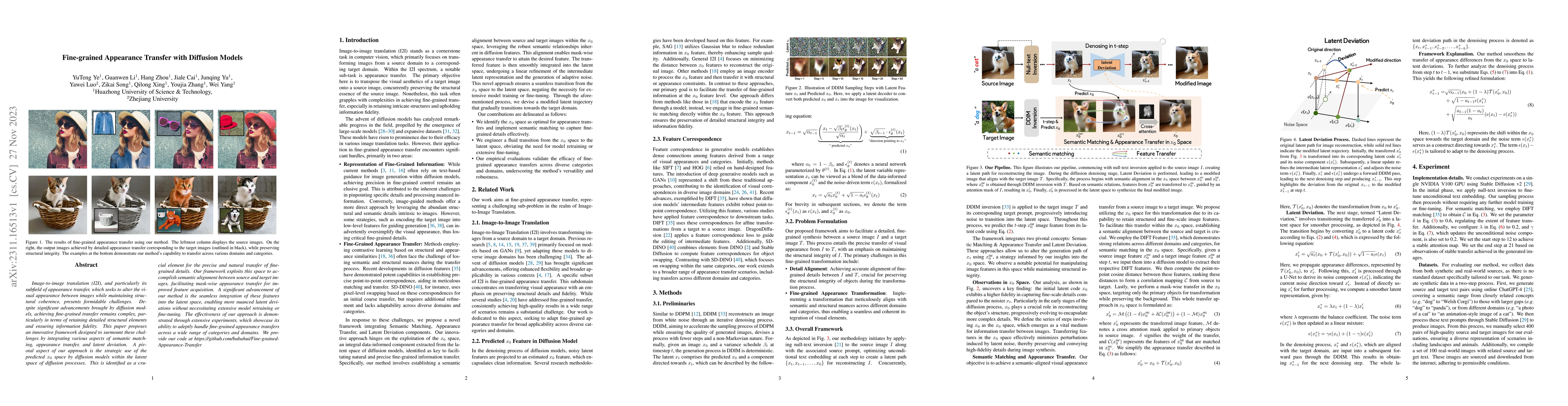 Thumbnail for Fine-grained Appearance Transfer with Diffusion Models