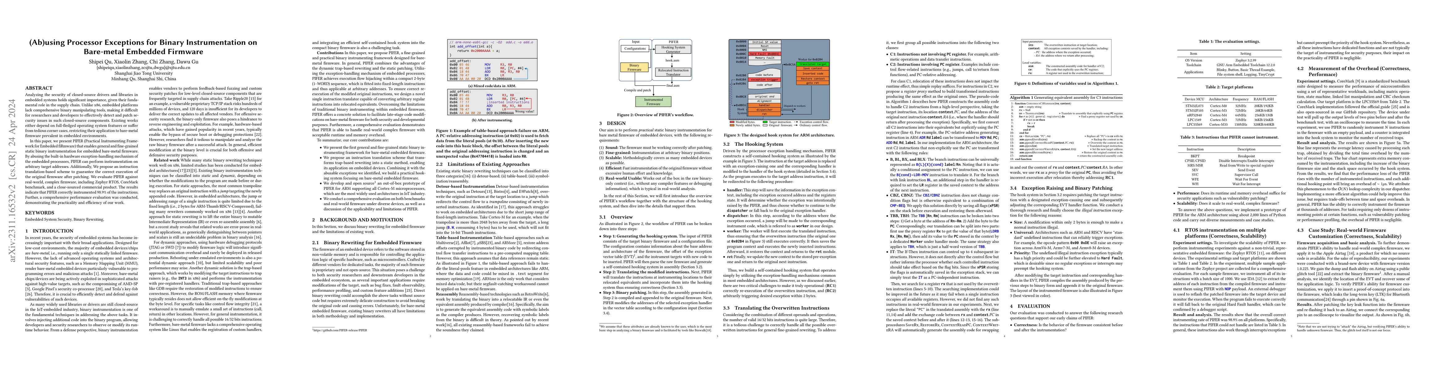 Thumbnail for Abusing Processor Exception for General Binary Instrumentation on
  Bare-metal Embedded Devices