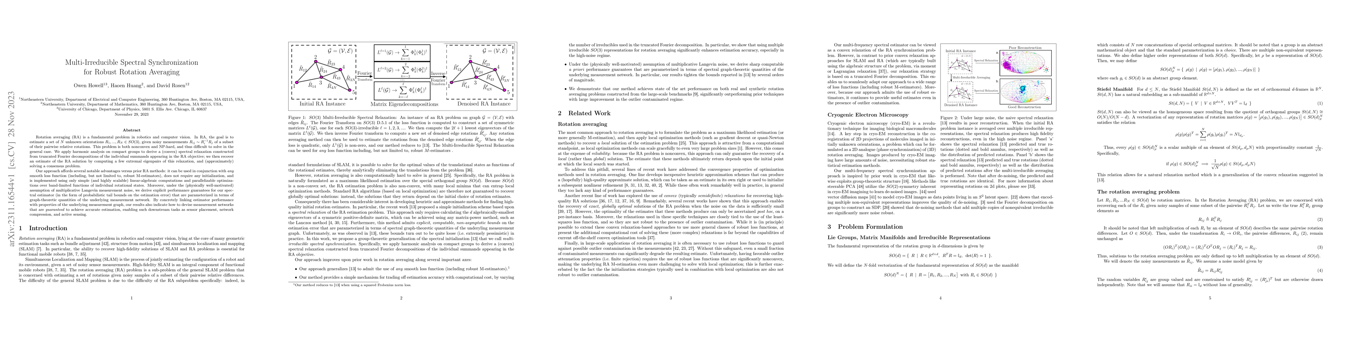 Thumbnail for Multi-Irreducible Spectral Synchronization for Robust Rotation Averaging