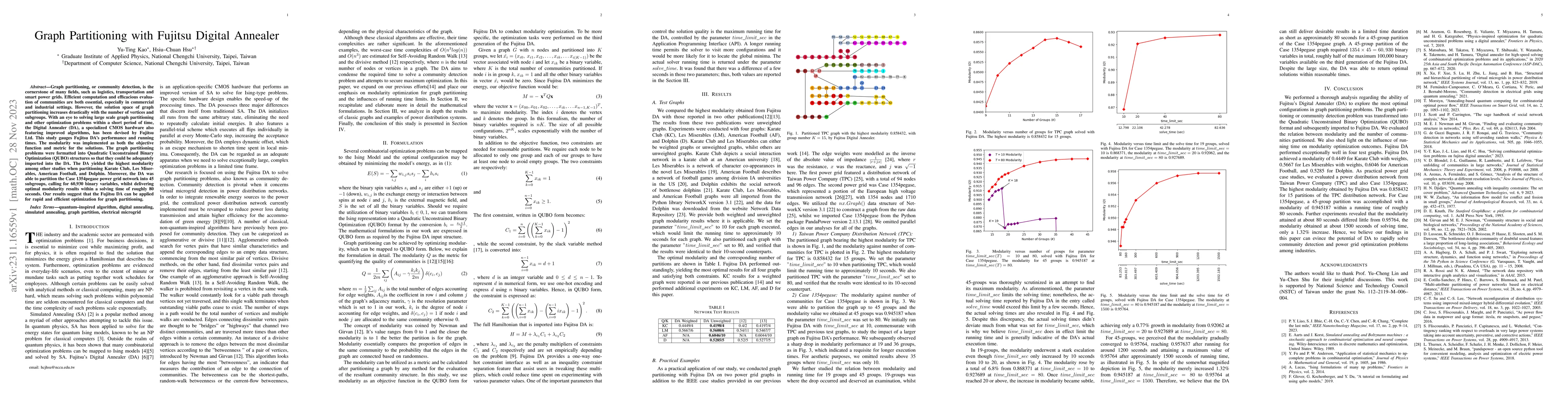 Thumbnail for Graph Partitioning with Fujitsu Digital Annealer