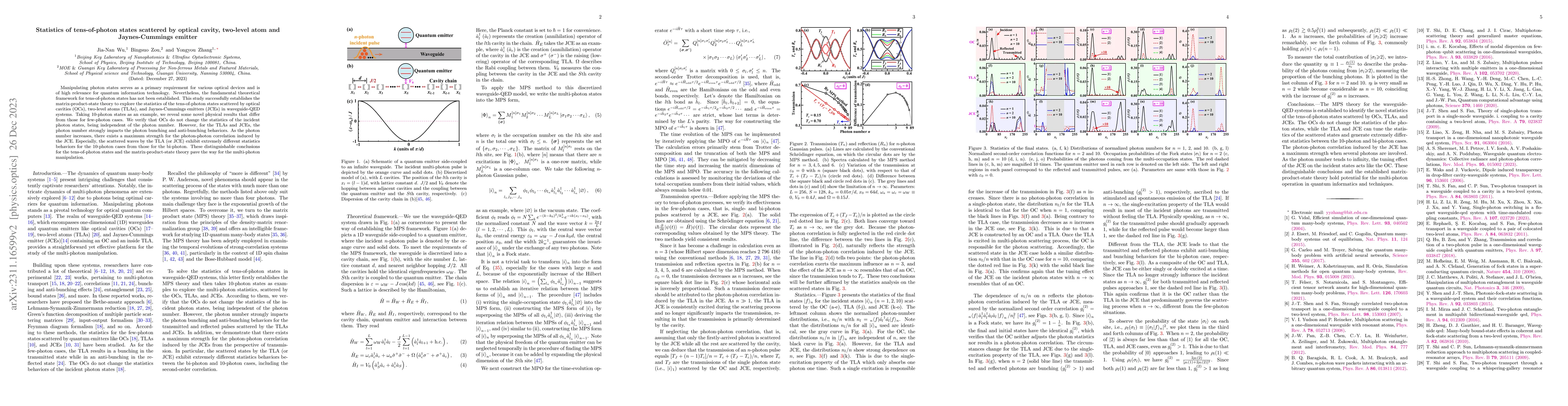 Thumbnail for Statistics of tens-of-photon states scattered by optical cavity,
  two-level atom and Jaynes-Cummings emitter