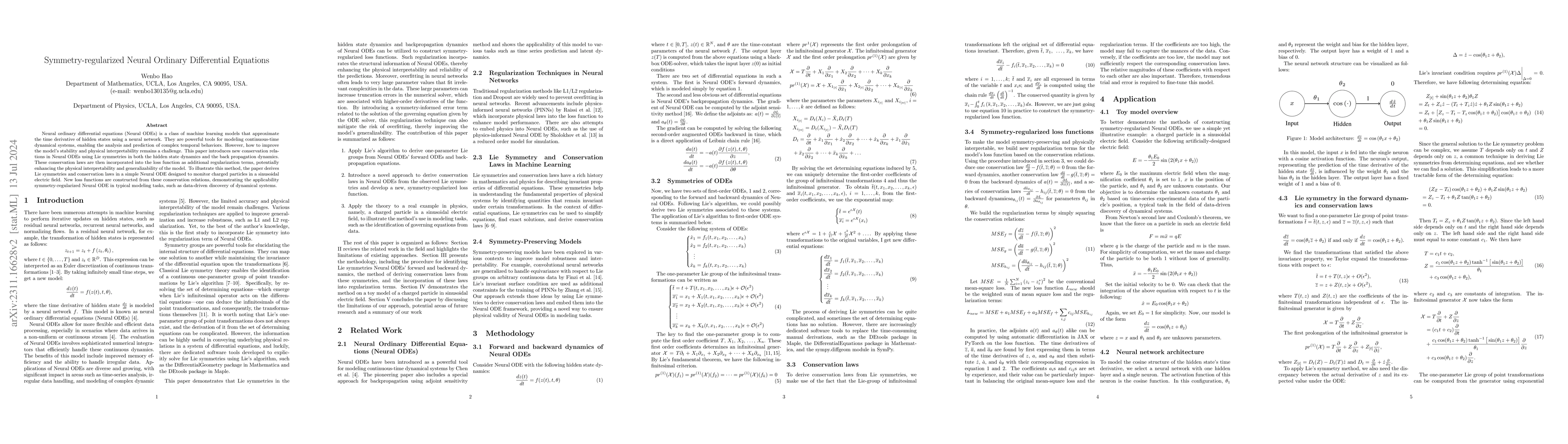 Thumbnail for Symmetry-regularized neural ordinary differential equations