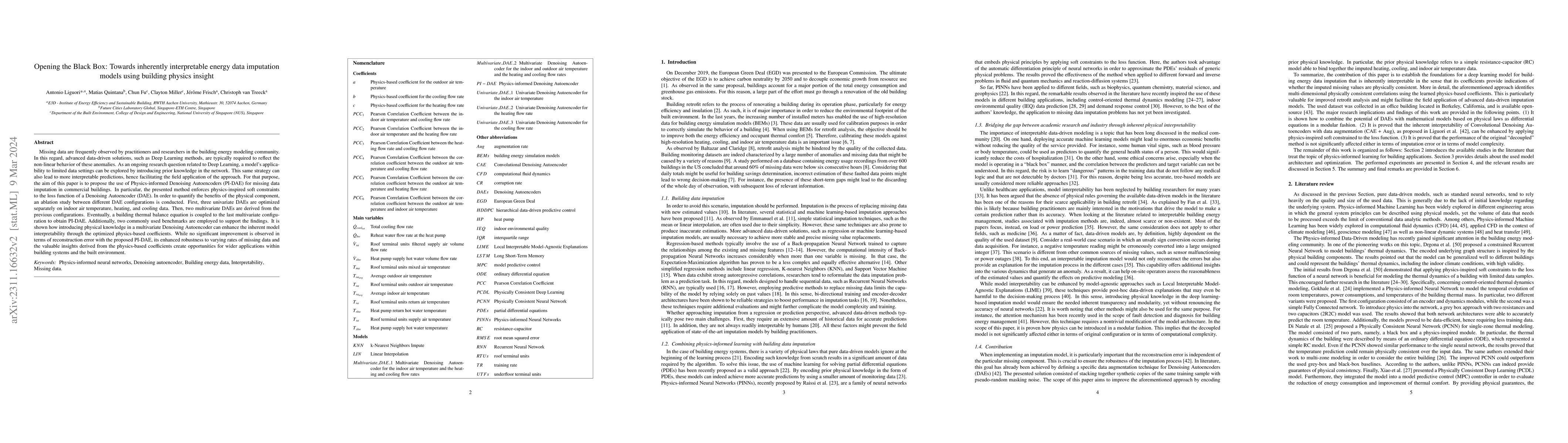 Thumbnail for Opening the Black Box: Towards inherently interpretable energy data
  imputation models using building physics insight