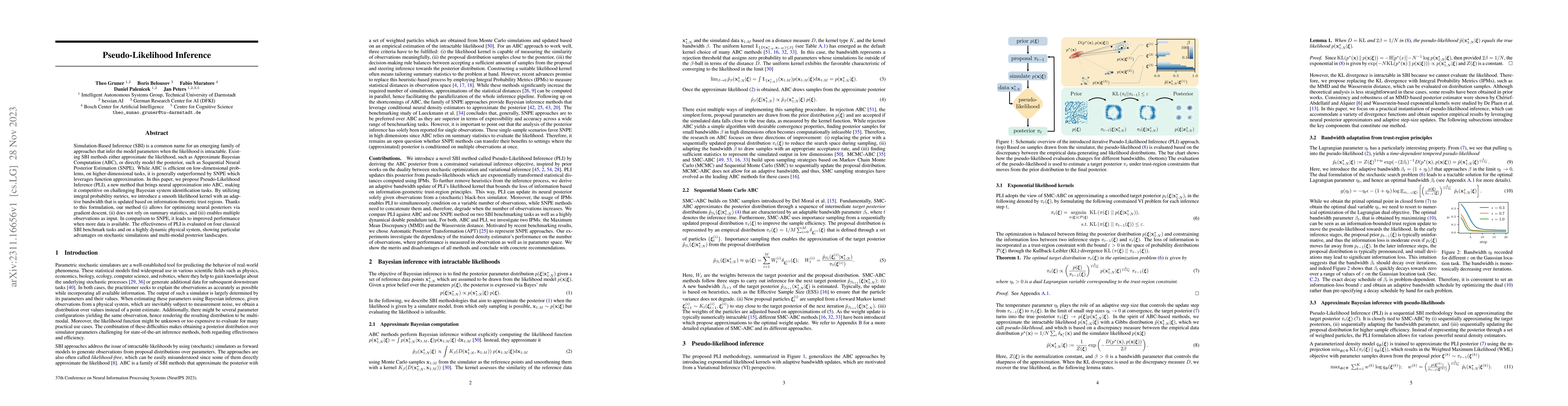 Thumbnail for Pseudo-Likelihood Inference