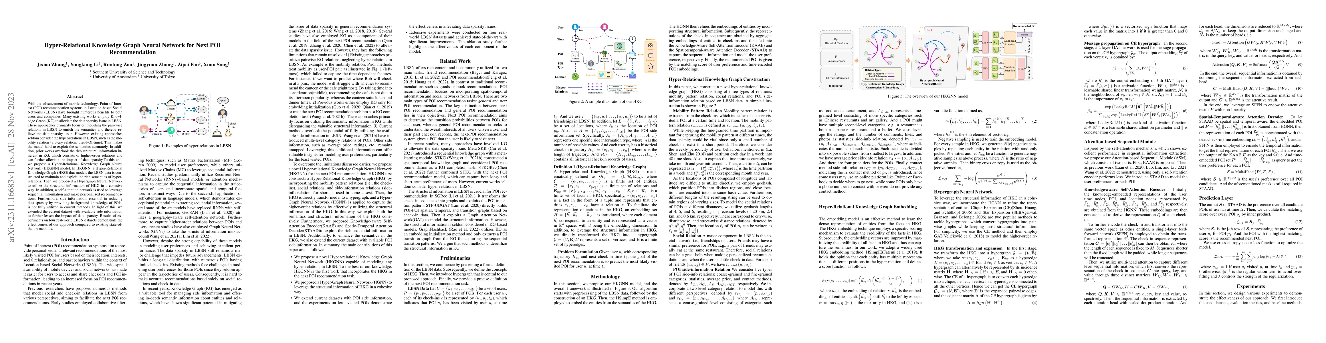 Thumbnail for Hyper-Relational Knowledge Graph Neural Network for Next POI