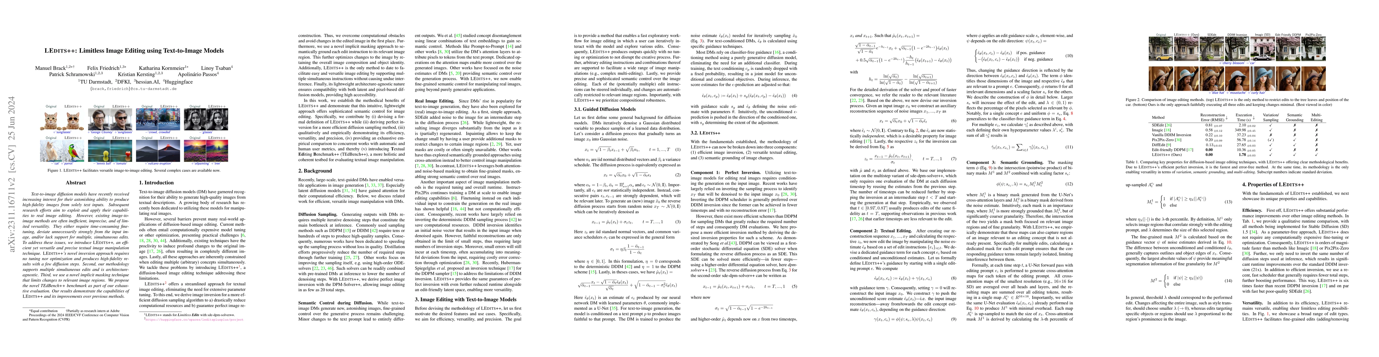 Thumbnail for LEDITS++: Limitless Image Editing using Text-to-Image Models