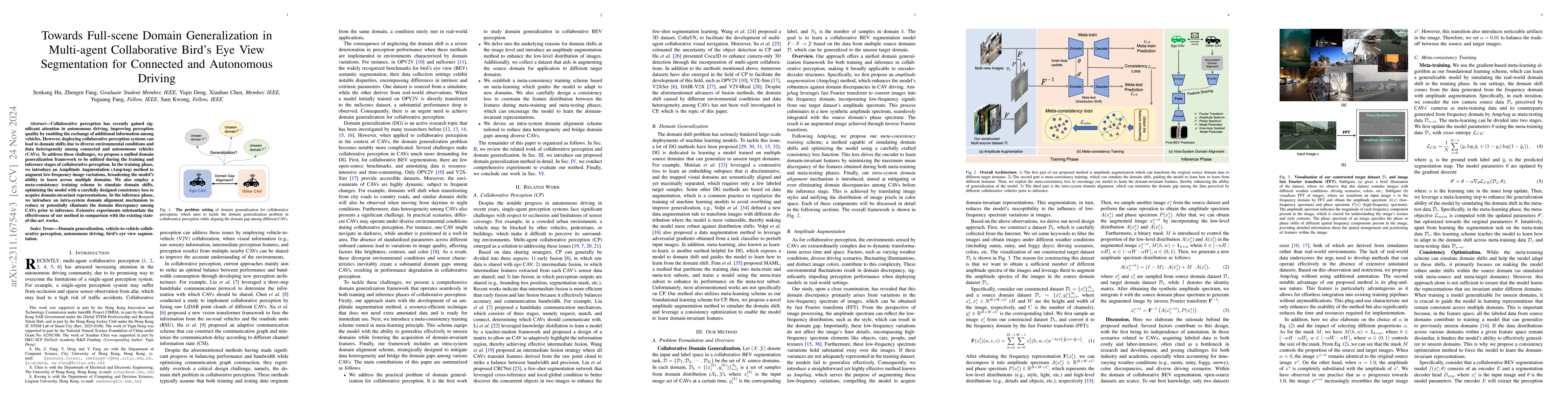 Thumbnail for Towards Full-scene Domain Generalization in Multi-agent Collaborative
  Bird's Eye View Segmentation for Connected and Autonomous Driving