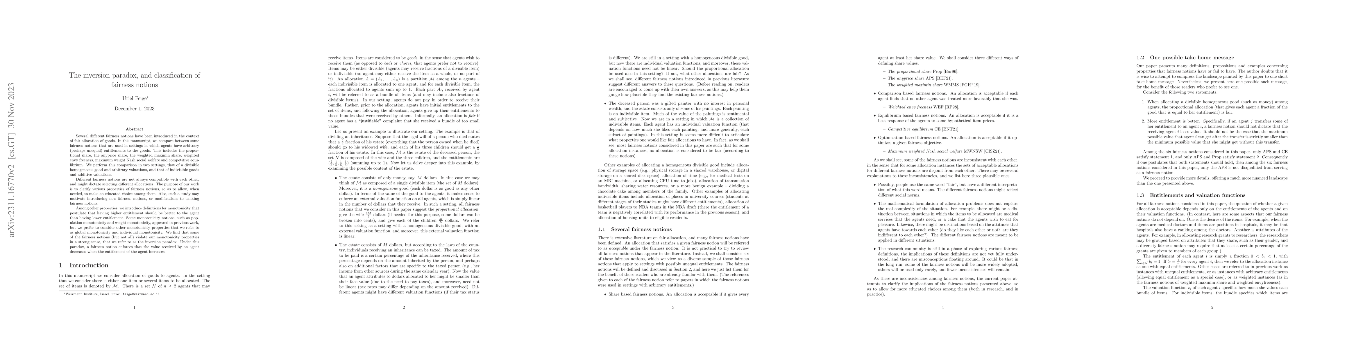 Thumbnail for The inversion paradox, and classification of fairness notions