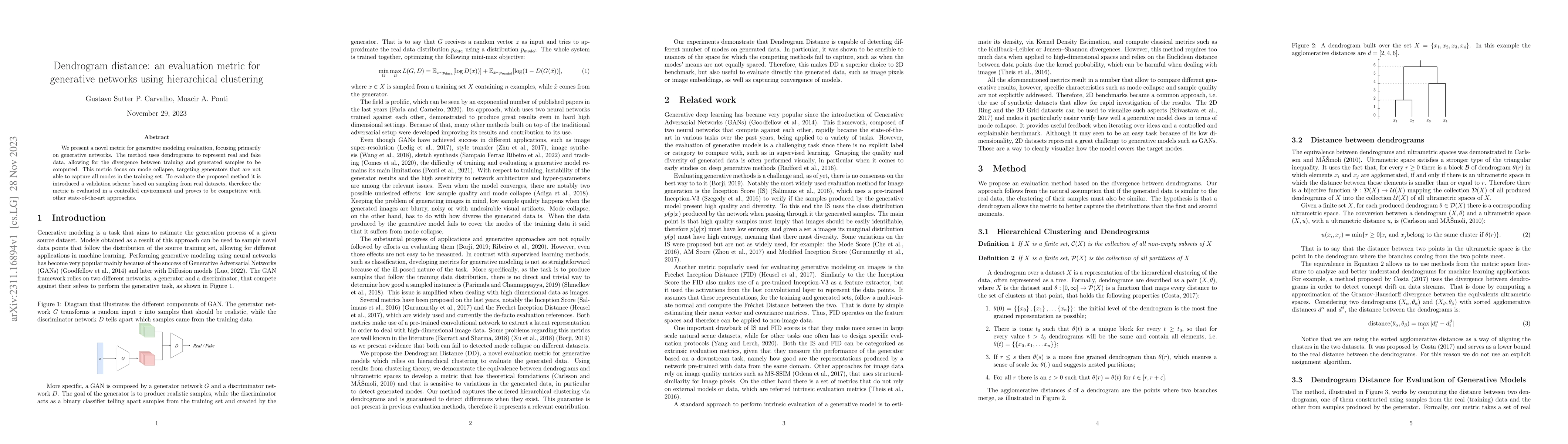 Thumbnail for Dendrogram distance: an evaluation metric for generative networks using
  hierarchical clustering