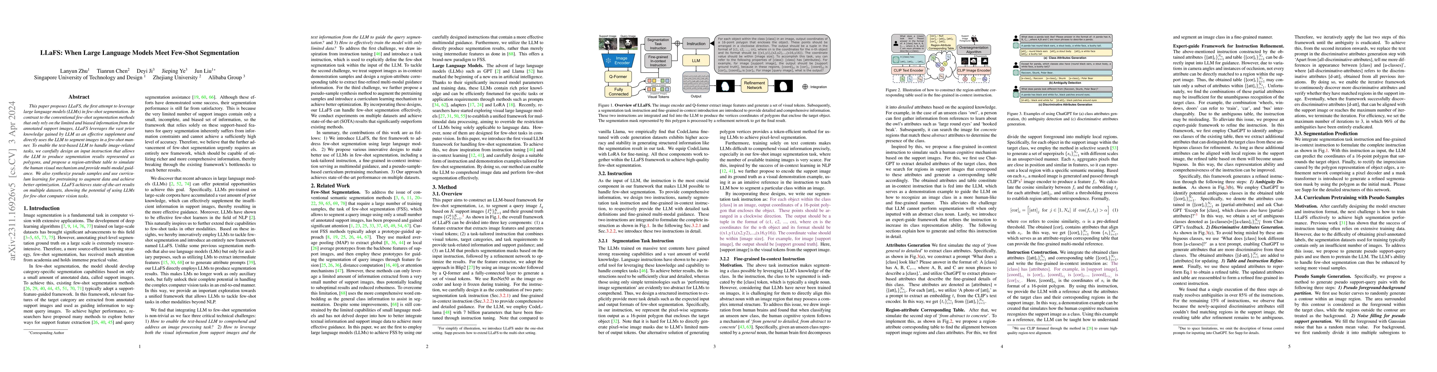 Thumbnail for LLaFS: When Large Language Models Meet Few-Shot Segmentation