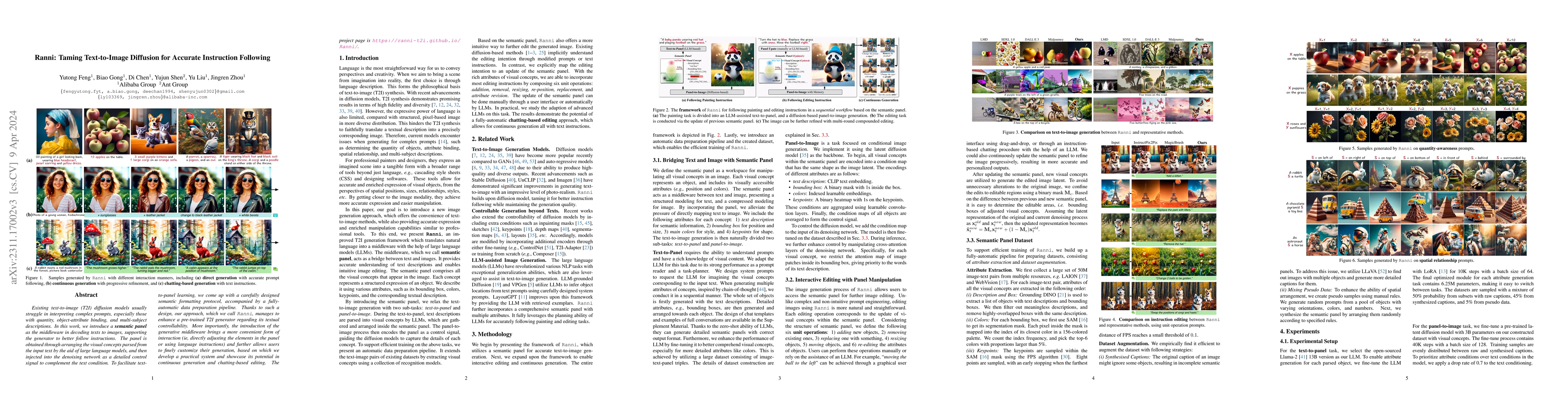 Thumbnail for Ranni: Taming Text-to-Image Diffusion for Accurate Instruction Following