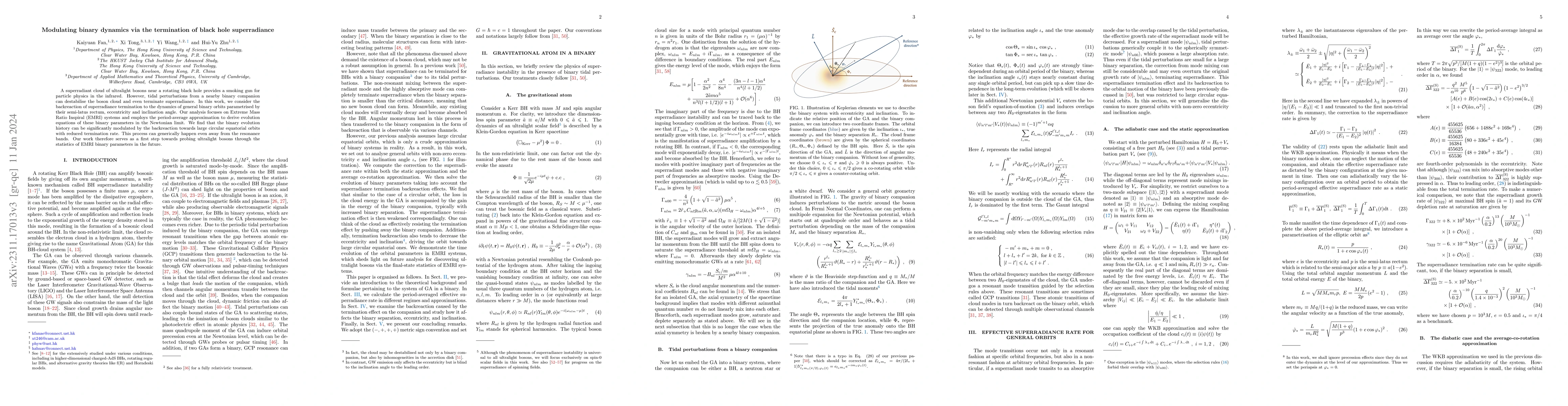 Thumbnail for Modulating binary dynamics via the termination of black hole
  superradiance