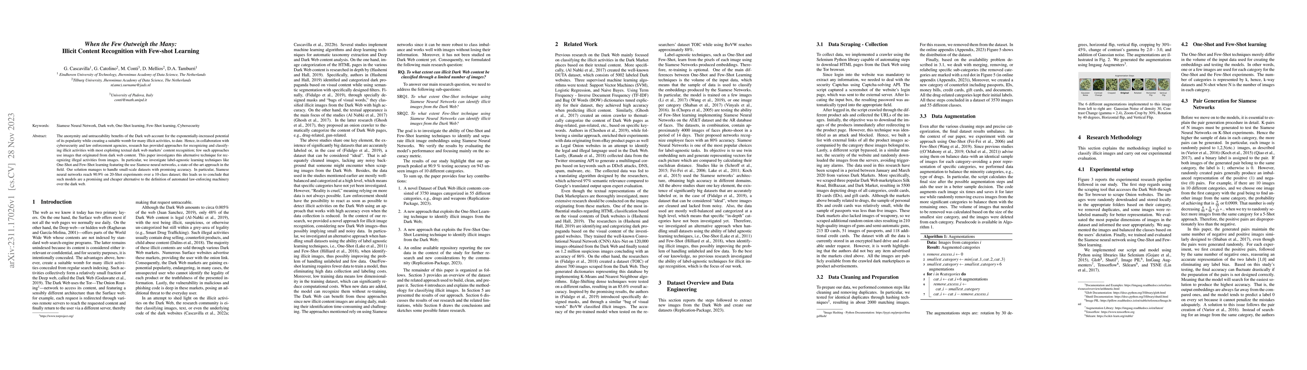 Thumbnail for When the Few Outweigh the Many: Illicit Content Recognition with
  Few-Shot Learning