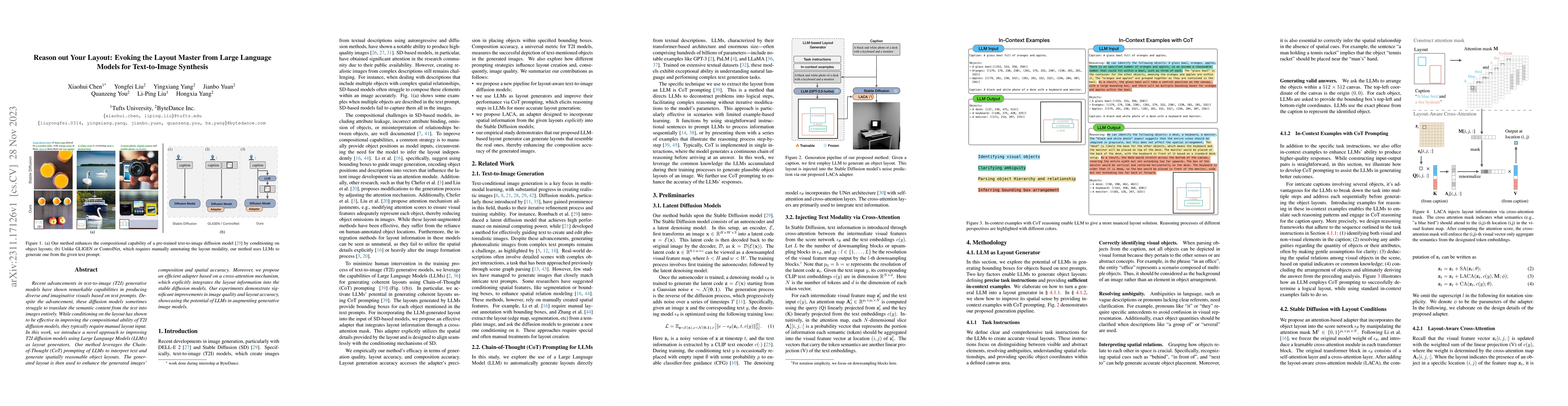 Thumbnail for Reason out Your Layout: Evoking the Layout Master from Large Language
  Models for Text-to-Image Synthesis