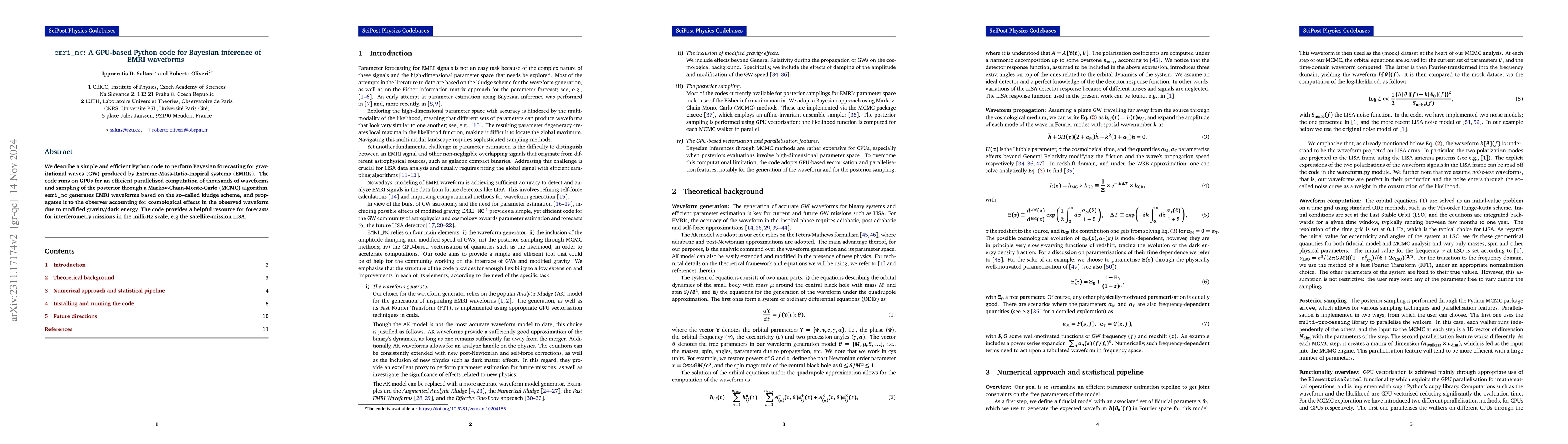 Thumbnail for EMRI_MC: A GPU-based code for Bayesian inference of EMRI waveforms