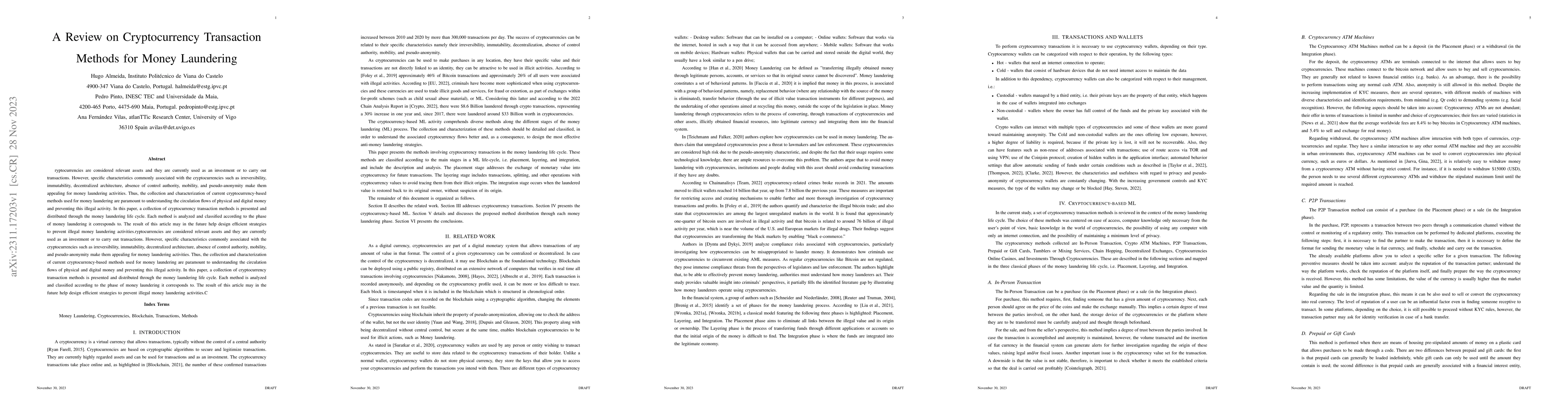 Thumbnail for A Review on Cryptocurrency Transaction Methods for Money Laundering