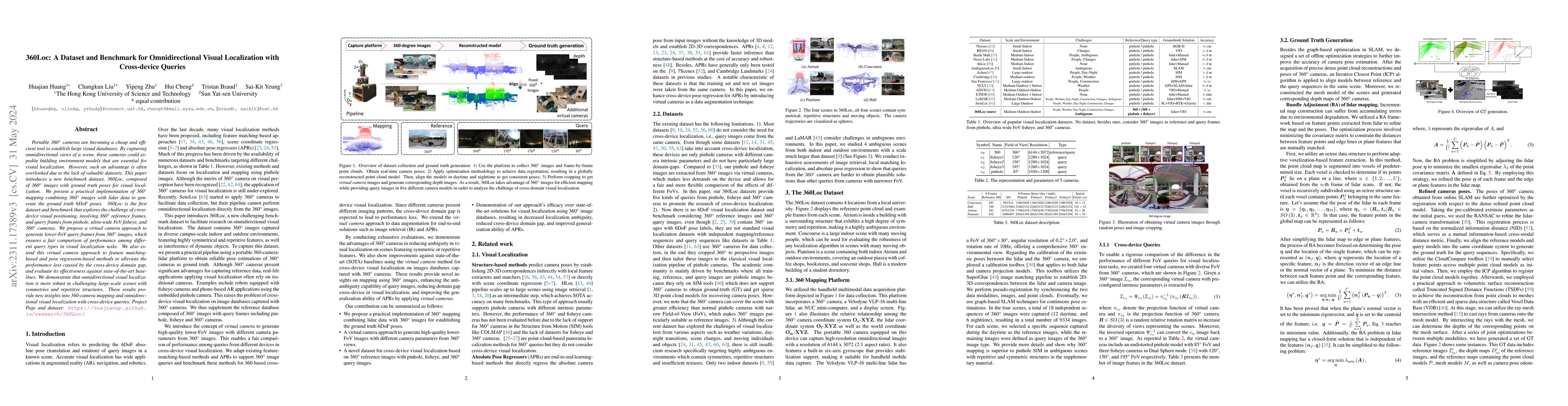 Thumbnail for 360Loc: A Dataset and Benchmark for Omnidirectional Visual Localization
  with Cross-device Queries