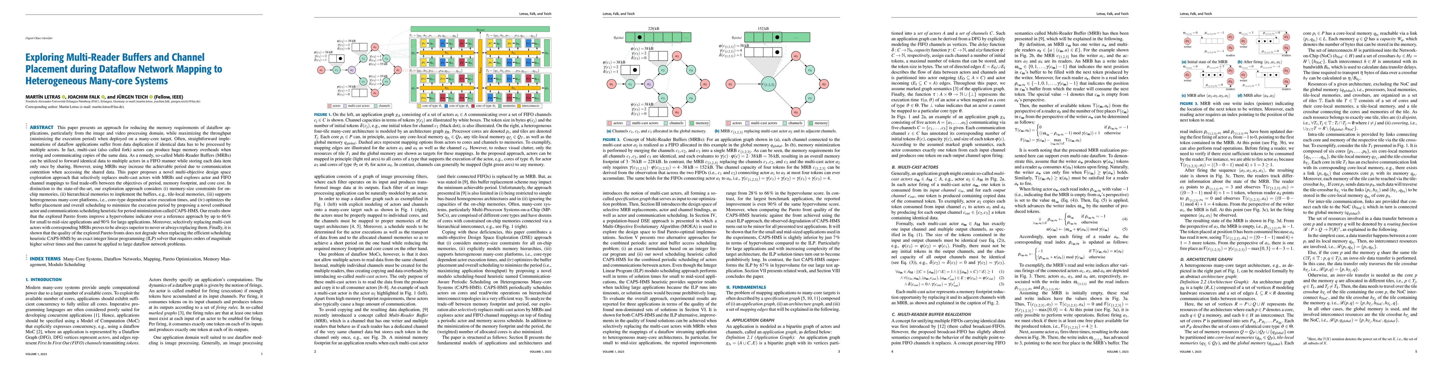 Thumbnail for Exploring Multi-Reader Buffers and Channel Placement during Dataflow
  Network Mapping to Heterogeneous Many-core Systems