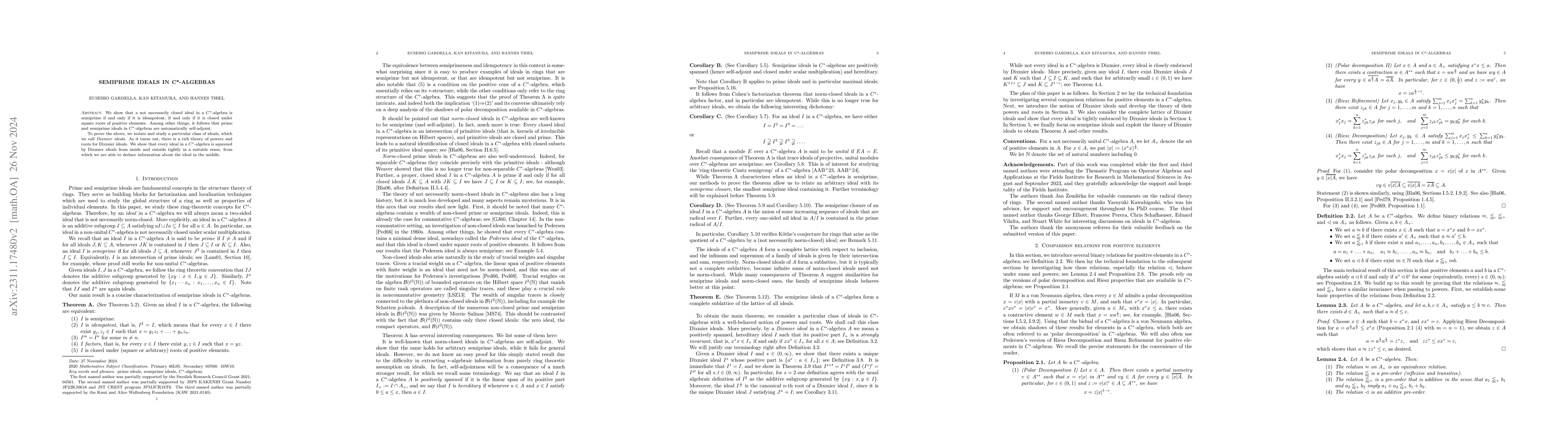 Thumbnail for Semiprime ideals in C*-algebras