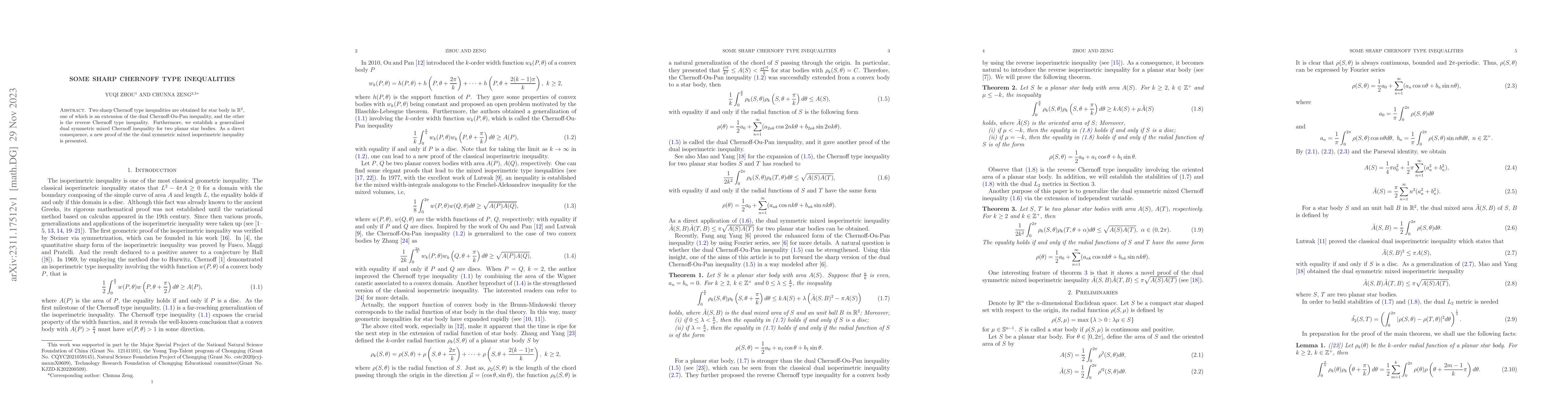 Thumbnail for Some Sharp Chernoff type inequalities