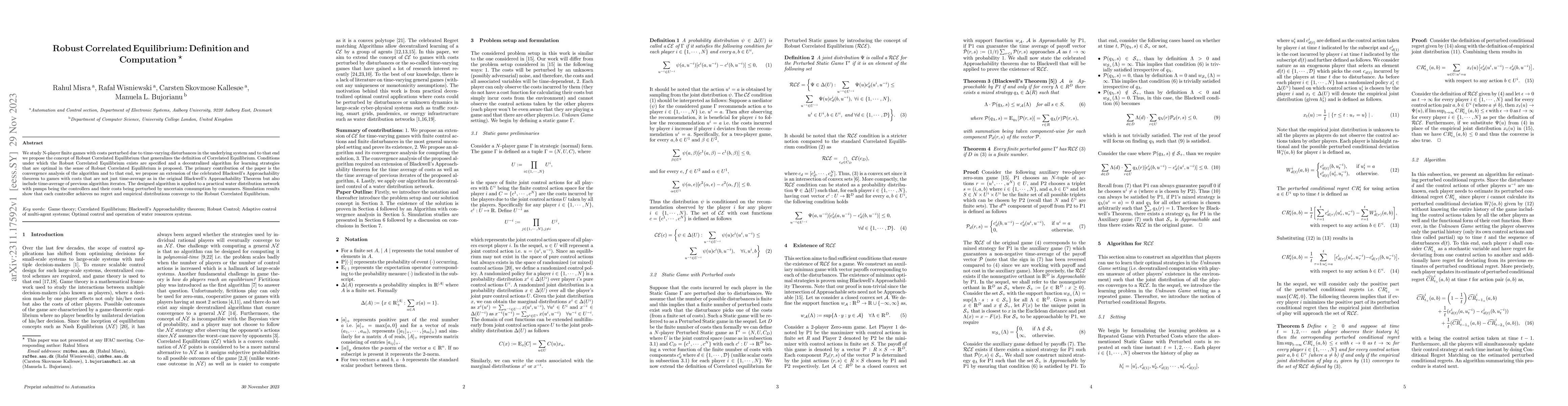 Thumbnail for Robust Correlated Equilibrium: Definition and Computation
