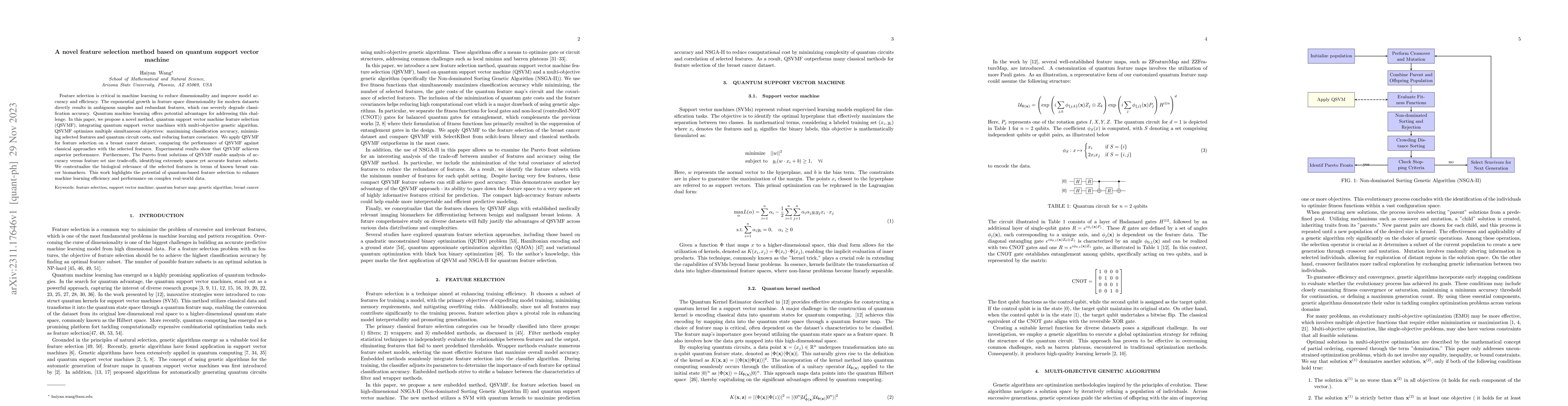 Thumbnail for A novel feature selection method based on quantum support vector machine