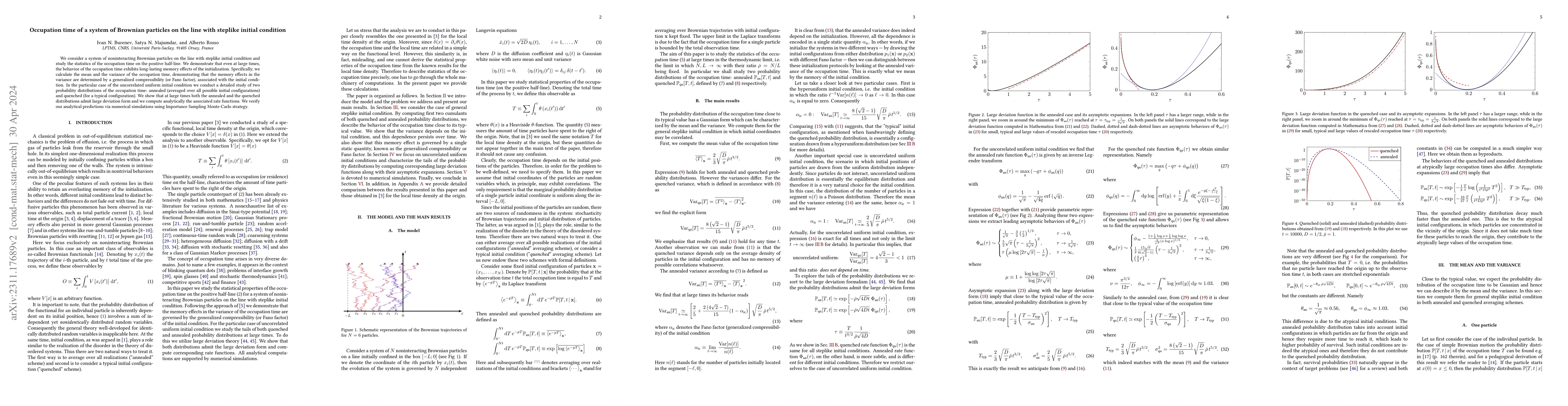 Thumbnail for Occupation time of a system of Brownian particles on the line with
  steplike initial condition
