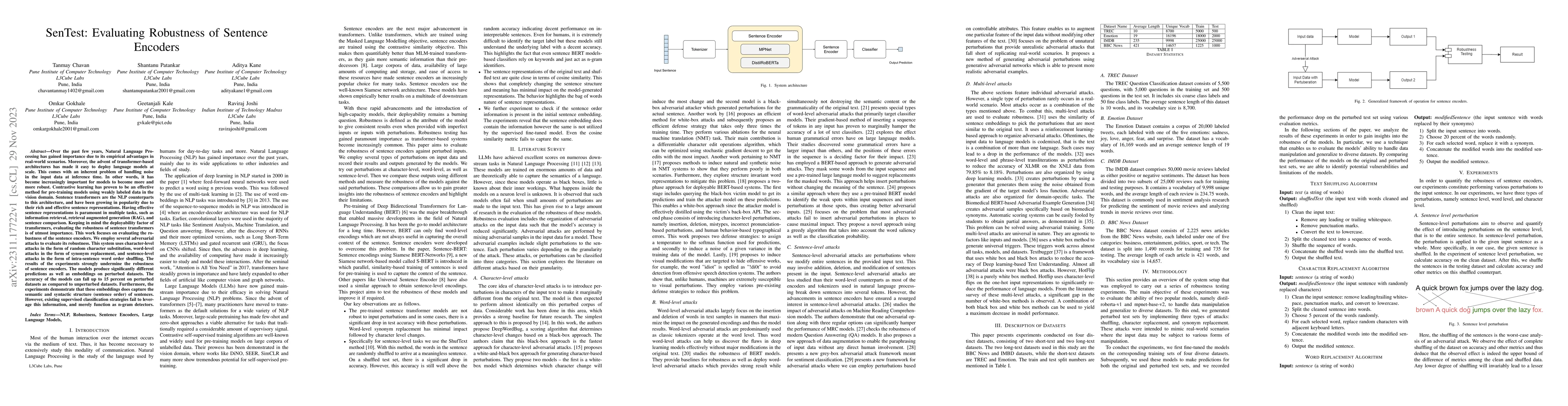 Thumbnail for SenTest: Evaluating Robustness of Sentence Encoders