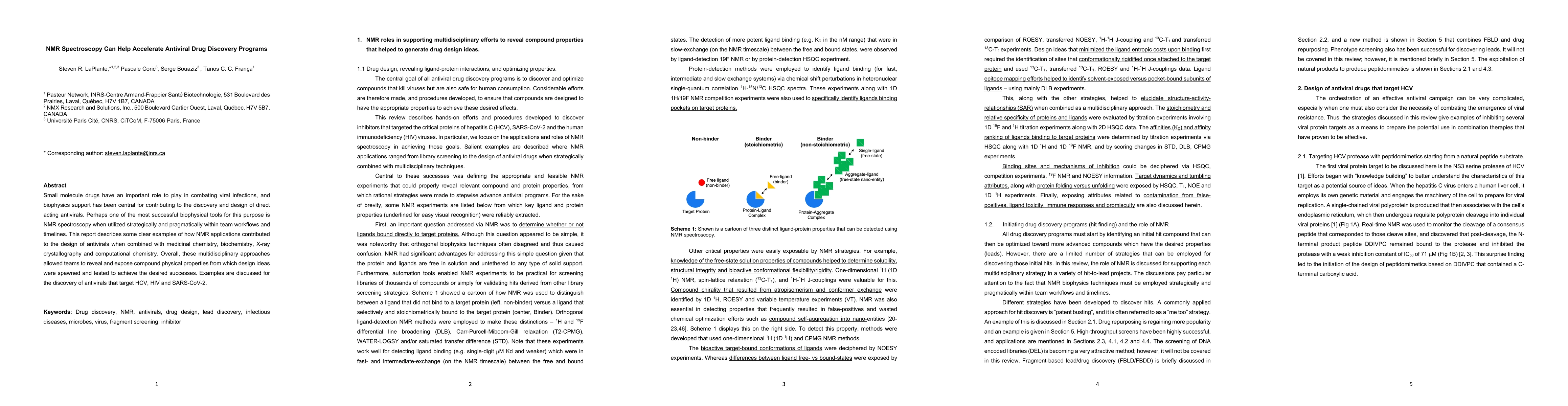 Thumbnail for NMR Spectroscopy Can Help Accelerate Antiviral Drug Discovery Programs