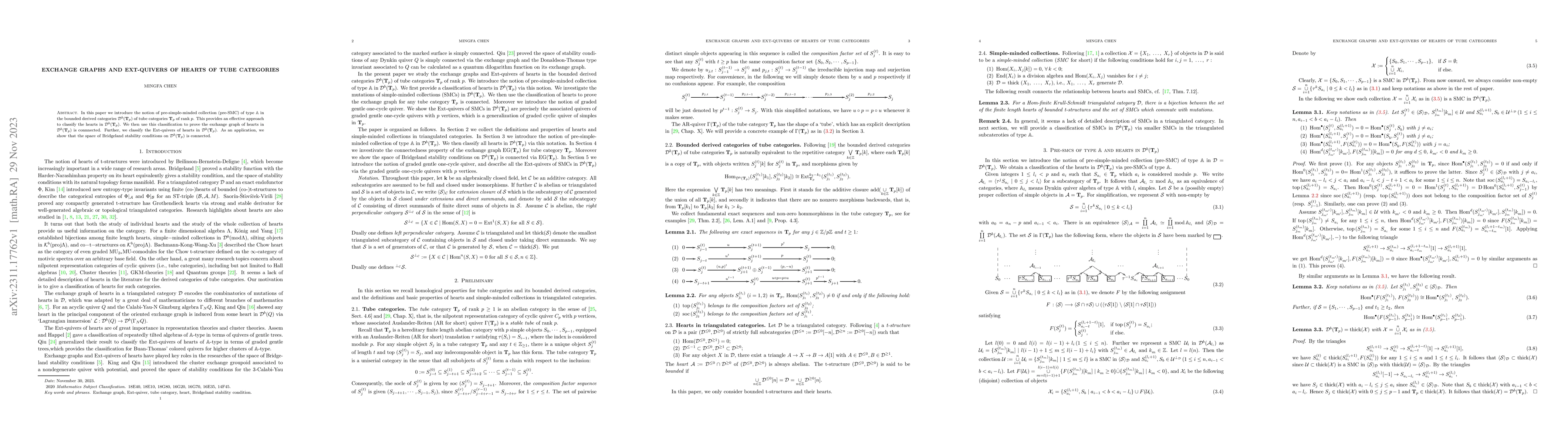 Thumbnail for Exchange graphs and Ext-quivers of hearts of tube categories