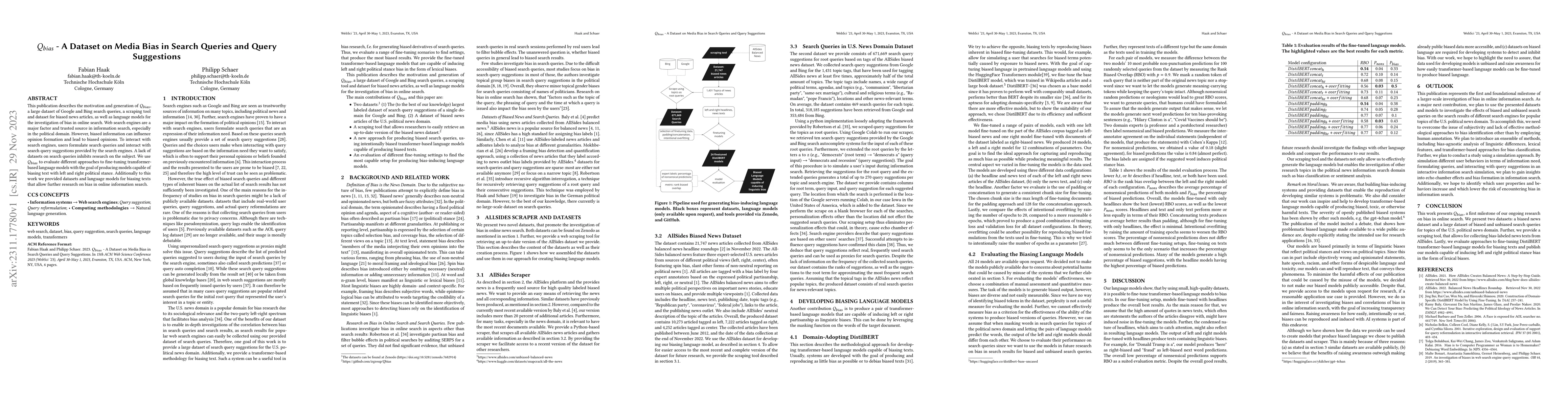 Thumbnail for $Q_{bias}$ -- A Dataset on Media Bias in Search Queries and Query
  Suggestions