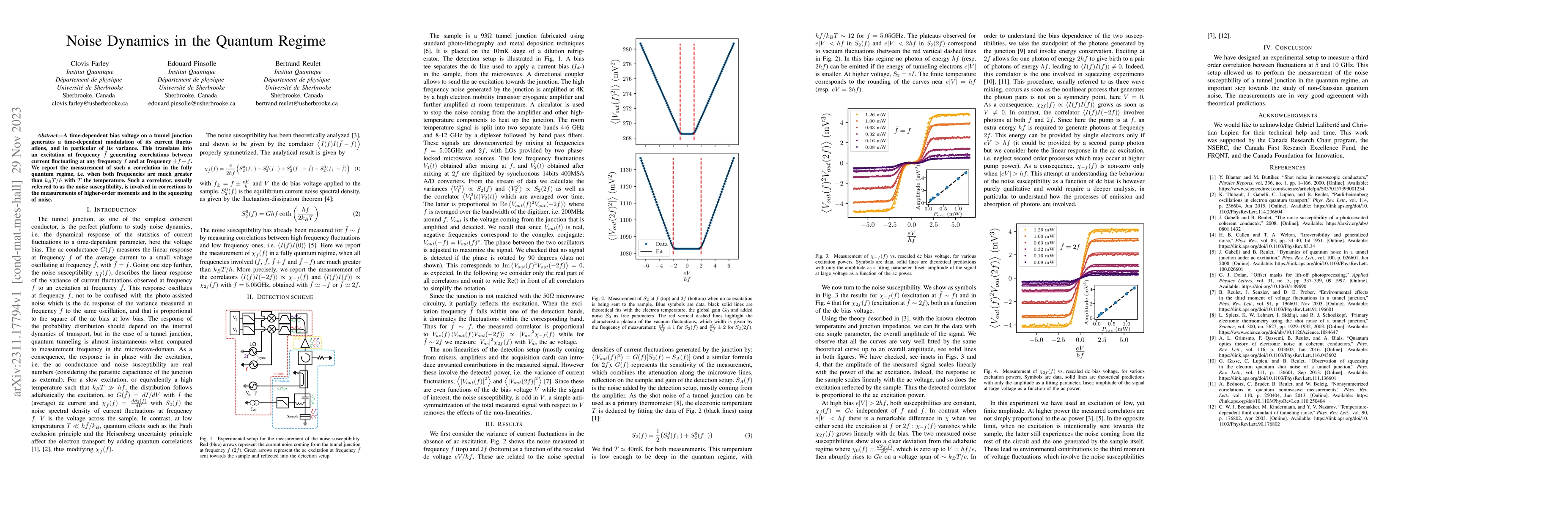 Thumbnail for Noise Dynamics in the Quantum Regime