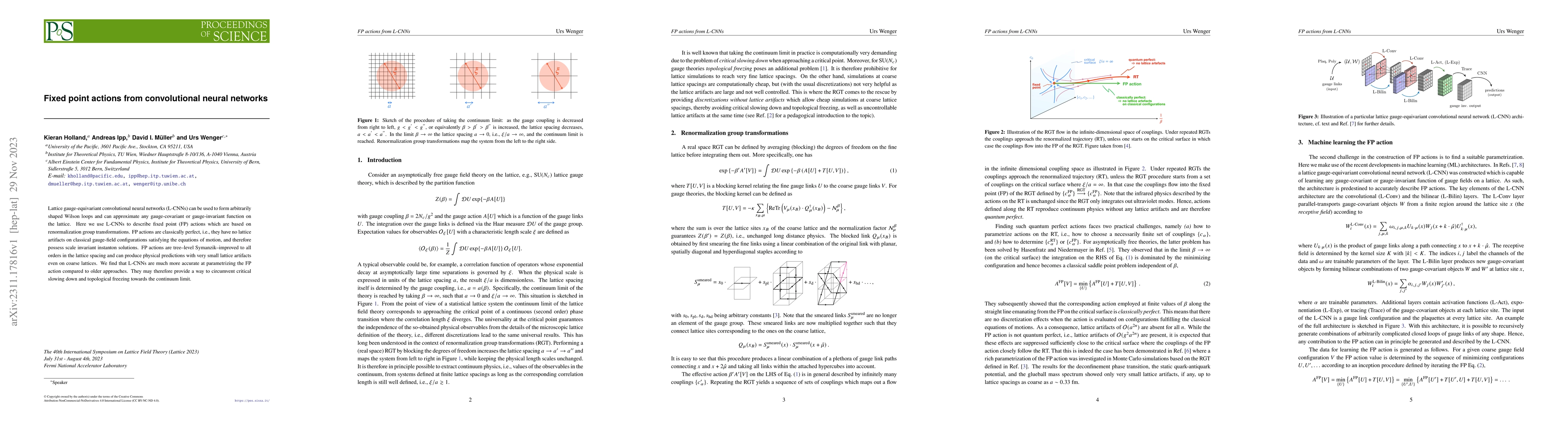 Thumbnail for Fixed point actions from convolutional neural networks