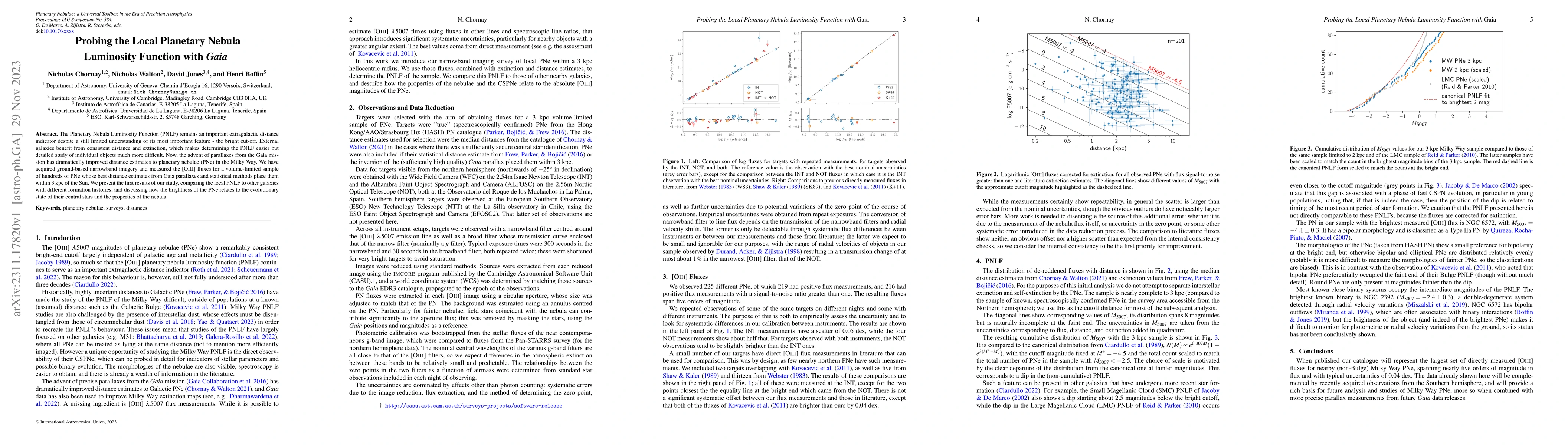 Thumbnail for Probing the Local Planetary Nebula Luminosity Function with Gaia
