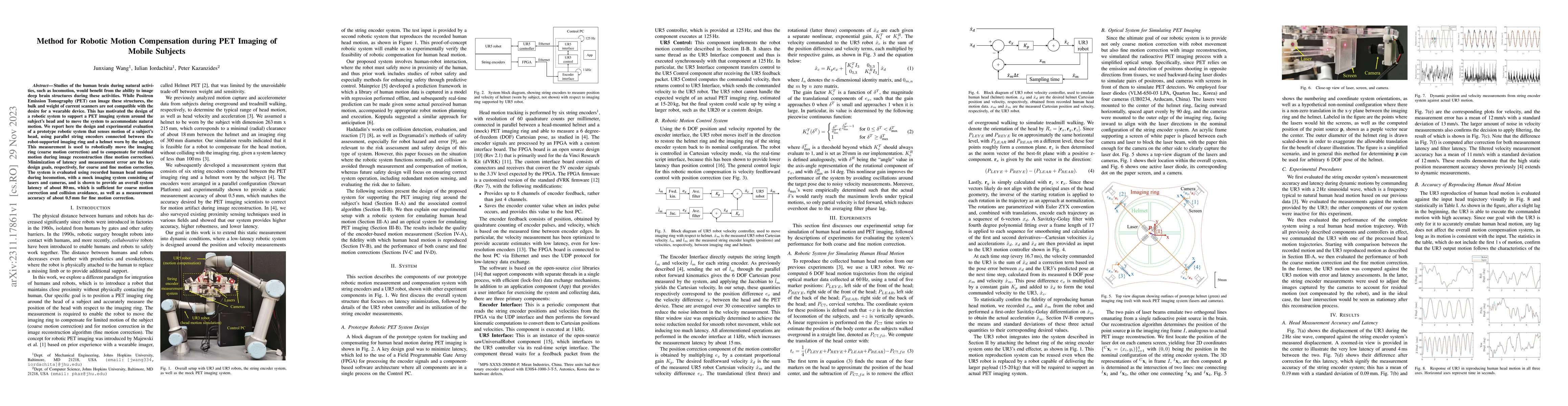 Thumbnail for Method for robotic motion compensation during PET imaging of mobile
  subjects