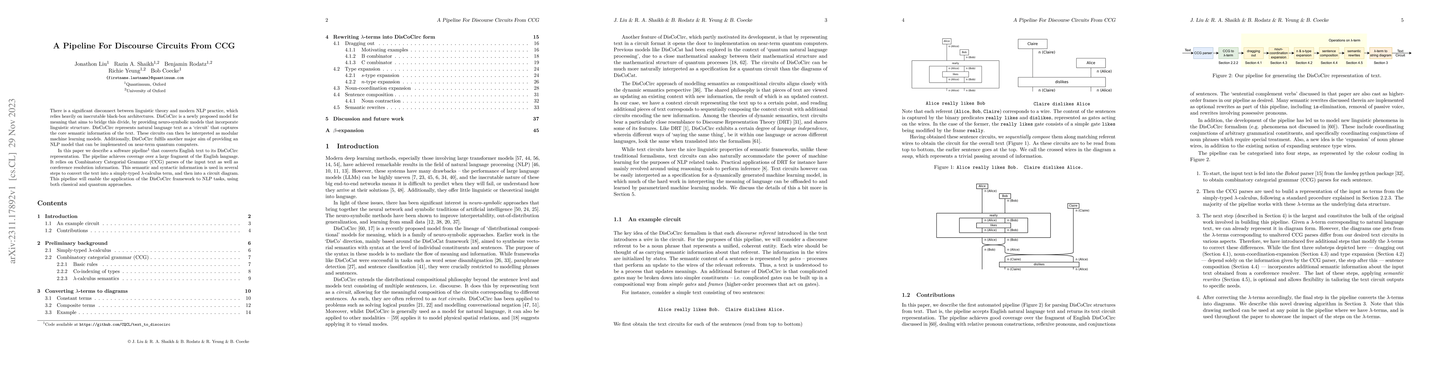 Thumbnail for A Pipeline For Discourse Circuits From CCG