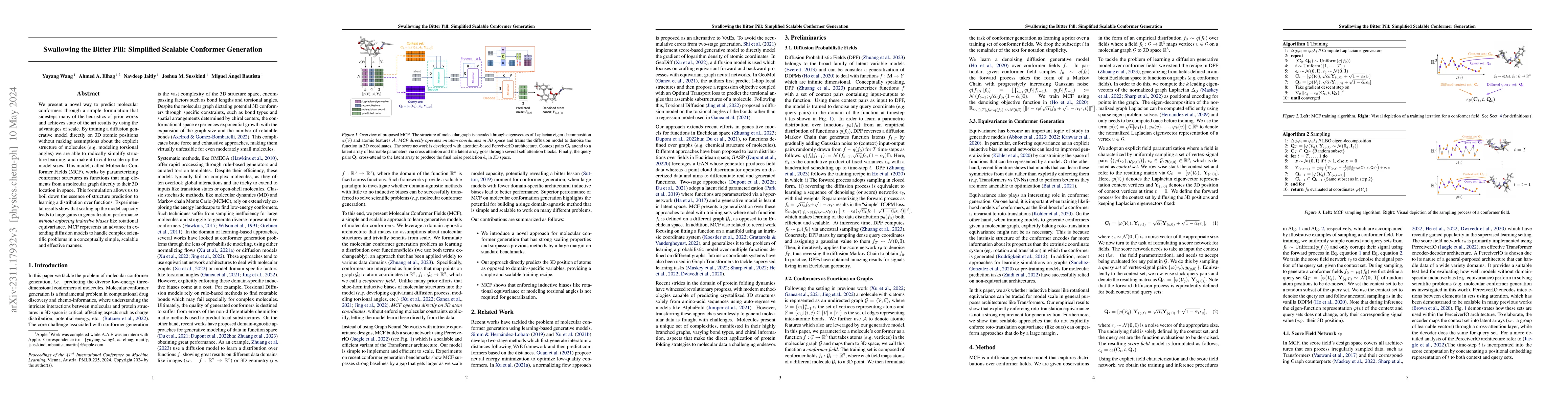 Thumbnail for Swallowing the Bitter Pill: Simplified Scalable Conformer Generation