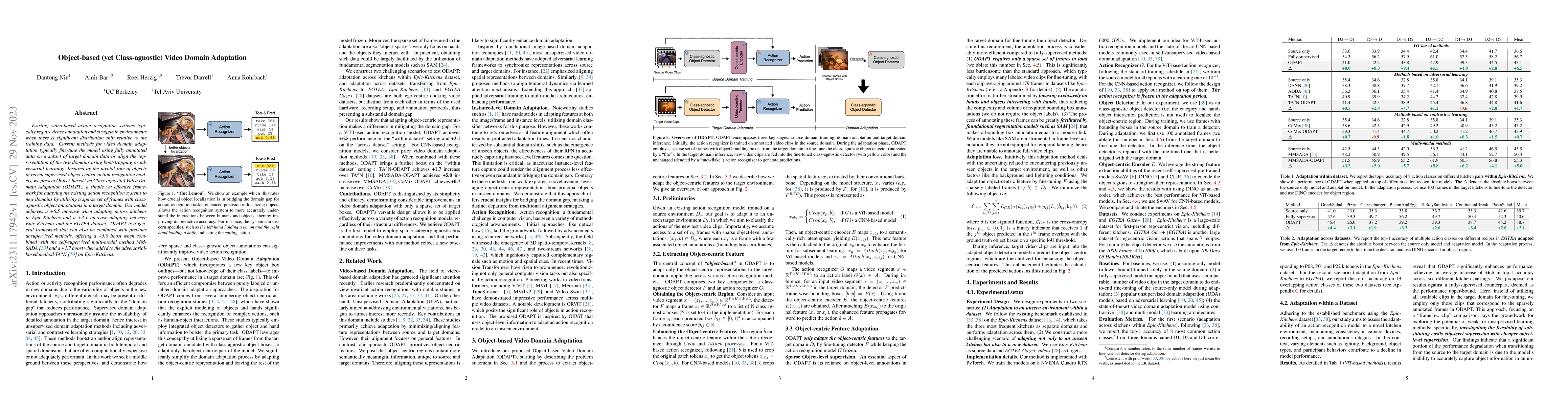 Thumbnail for Object-based (yet Class-agnostic) Video Domain Adaptation