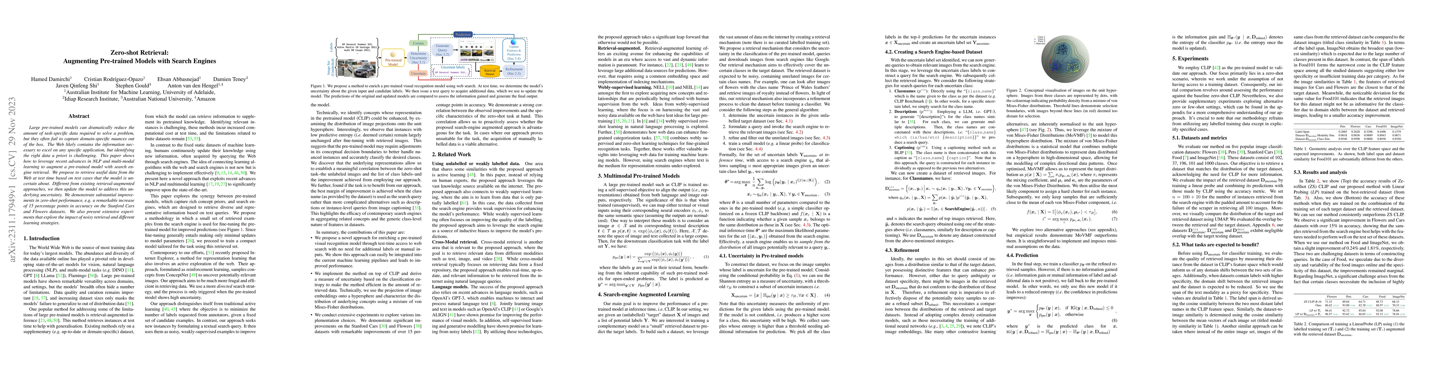 Thumbnail for Zero-shot Retrieval: Augmenting Pre-trained Models with Search Engines