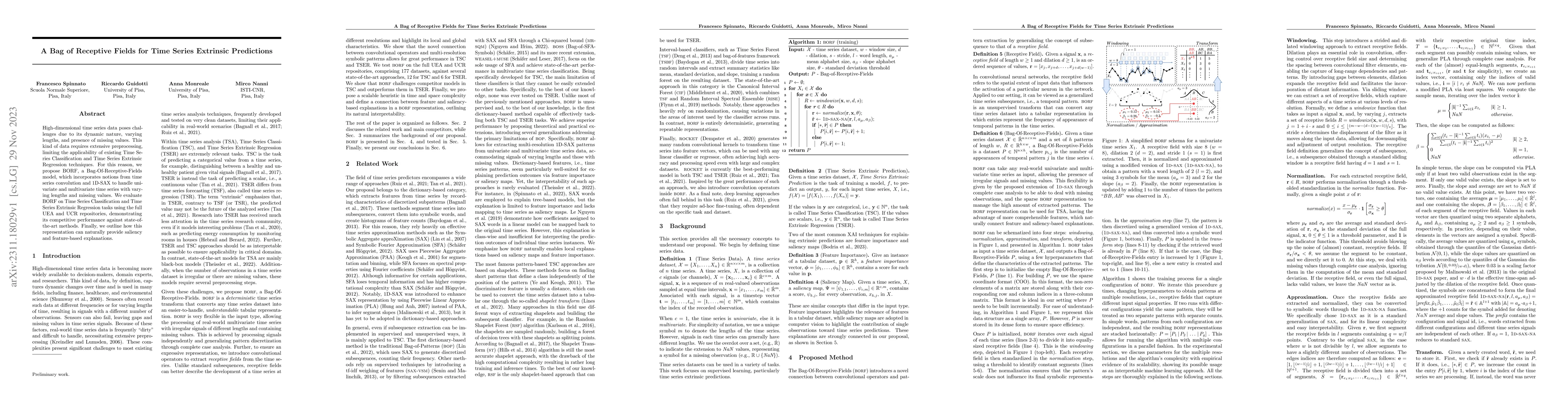 Thumbnail for A Bag of Receptive Fields for Time Series Extrinsic Predictions