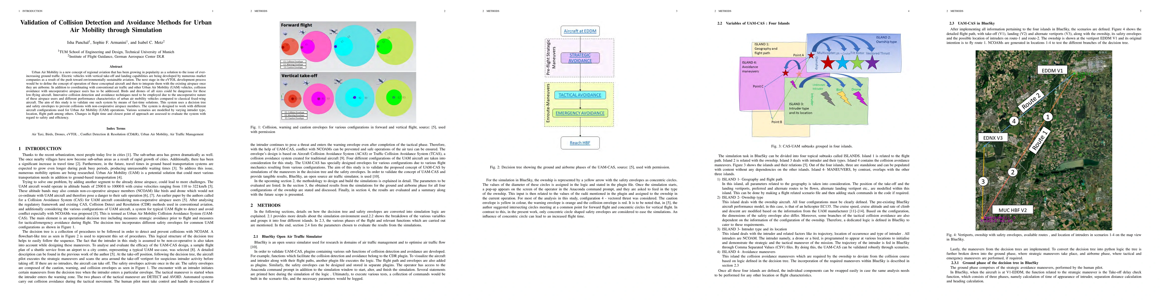 Thumbnail for Validation of Collision Detection and Avoidance Methods for Urban Air
  Mobility through Simulation