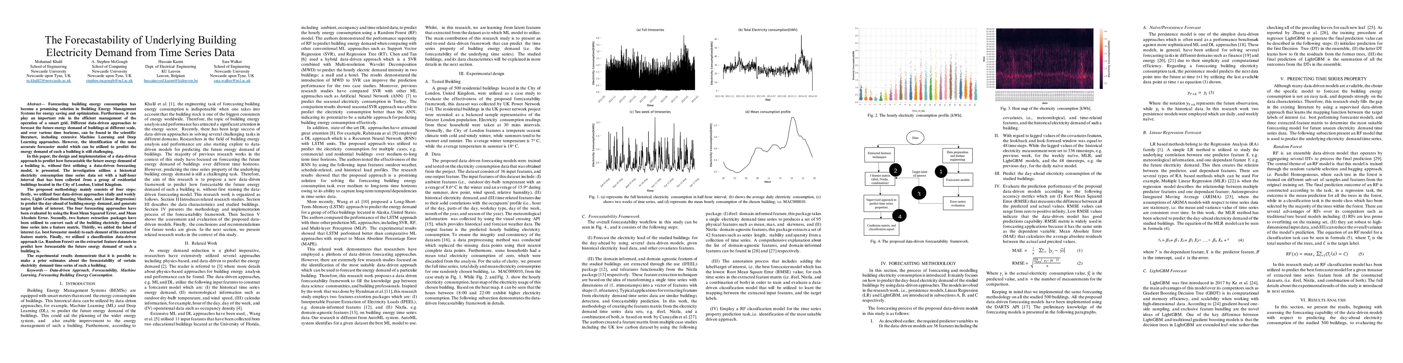 Thumbnail for The Forecastability of Underlying Building Electricity Demand from Time
  Series Data
