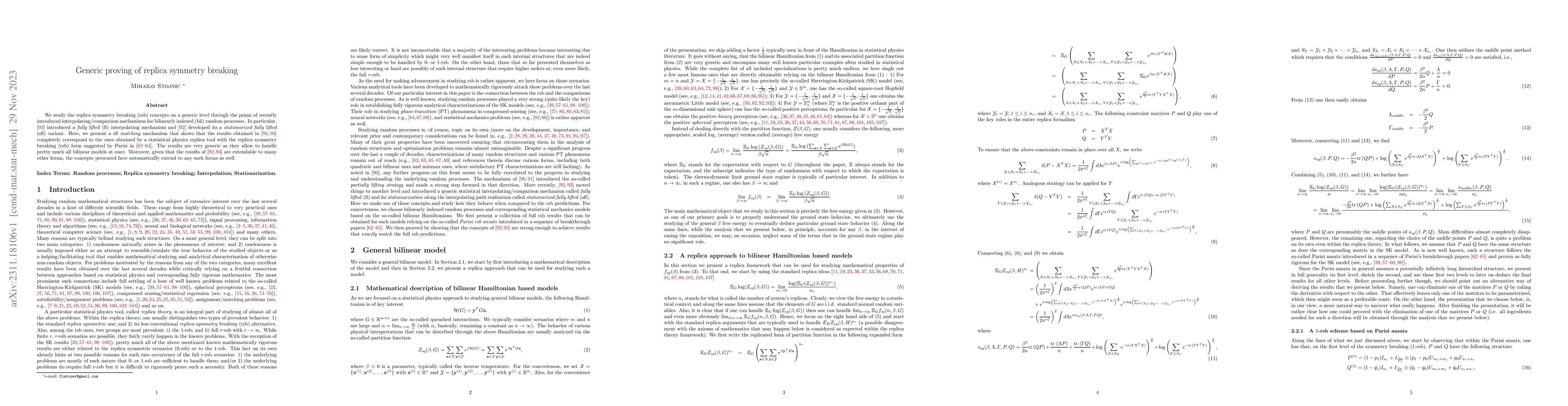 Thumbnail for Generic proving of replica symmetry breaking