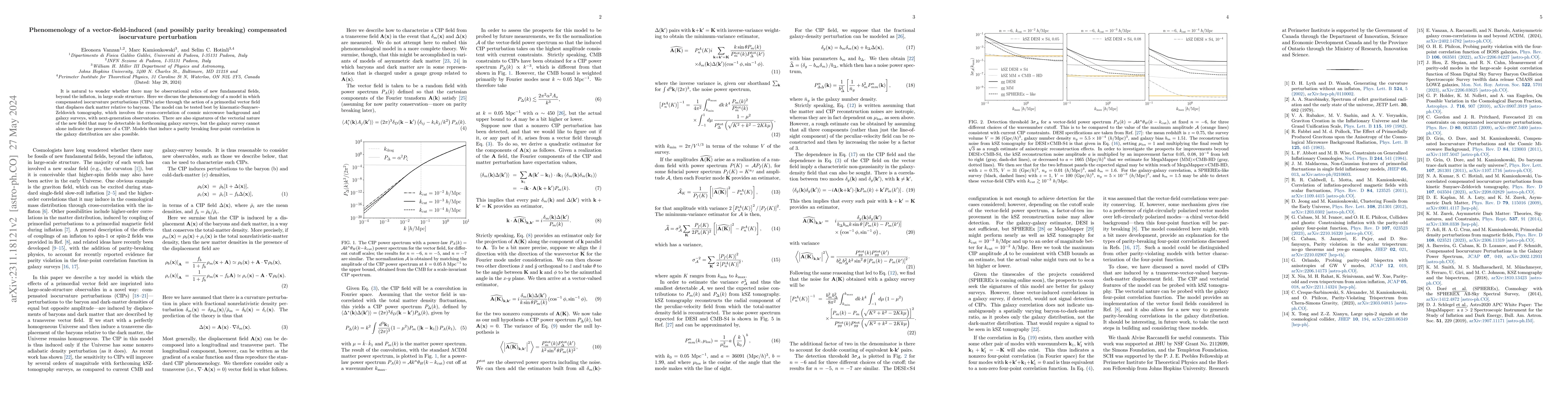 Thumbnail for Phenomenology of a vector-field-induced (and possibly parity breaking)
  compensated isocurvature perturbation