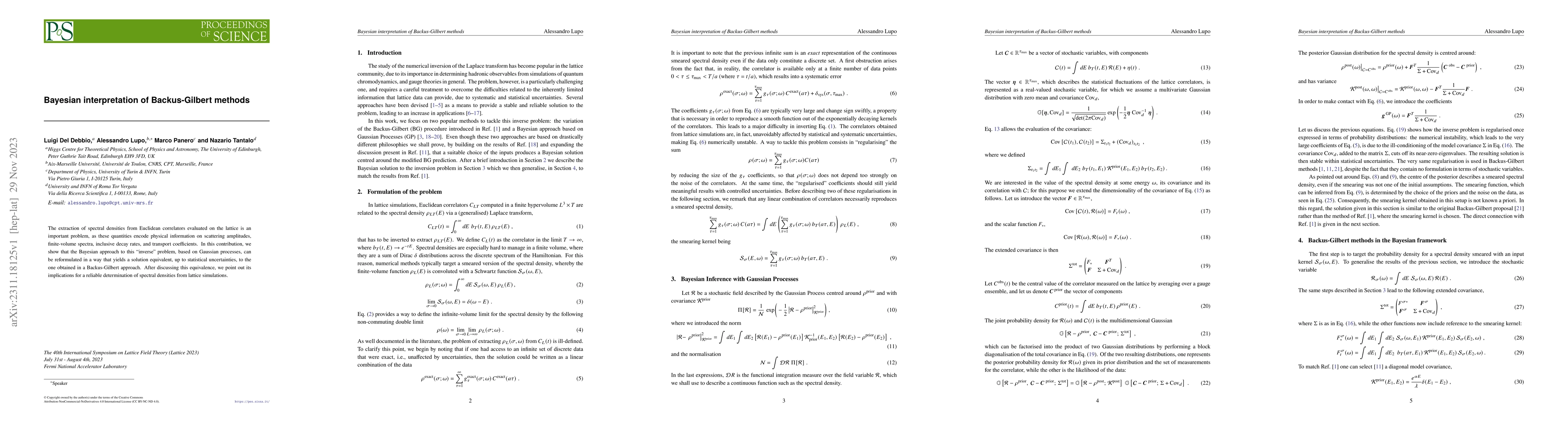 Thumbnail for Bayesian interpretation of Backus-Gilbert methods