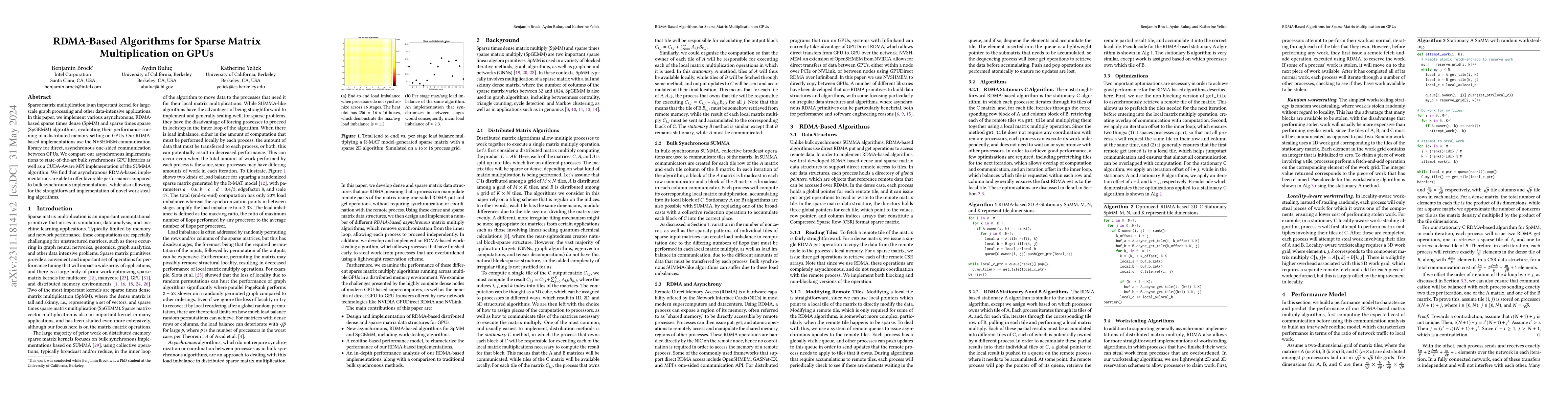 Thumbnail for RDMA-Based Algorithms for Sparse Matrix Multiplication on GPUs